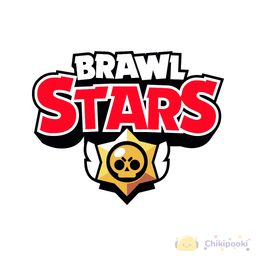 Раскраска «Логотип Бравл Старс»