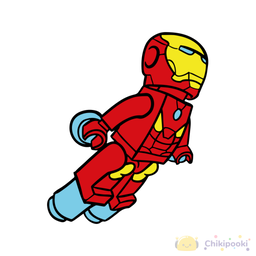 Раскраска «Лего фигурка Железного Человека»