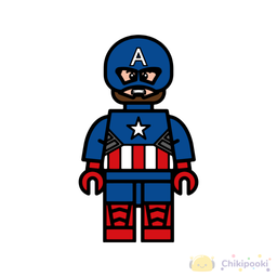 Раскраска «Капитан Америка»