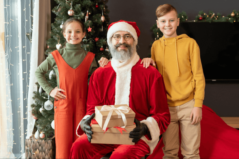 Дети с Дедом Морозом