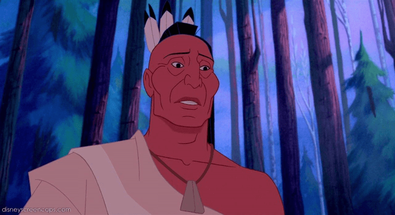 Кадр из мультфильма «Покахонтас»
