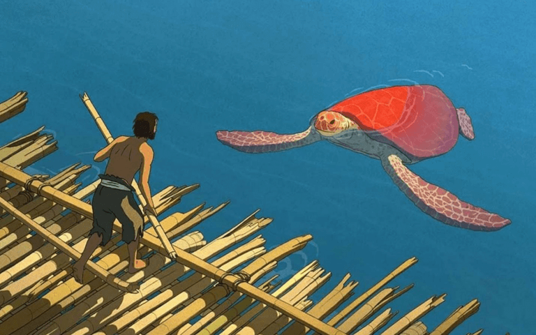 Кадр из мультфильма «Красная черепаха»